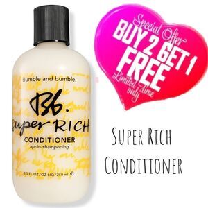 Bumble & Bumble Hair Super Rich Conditioner Detangles Dry Damaged Color Treated